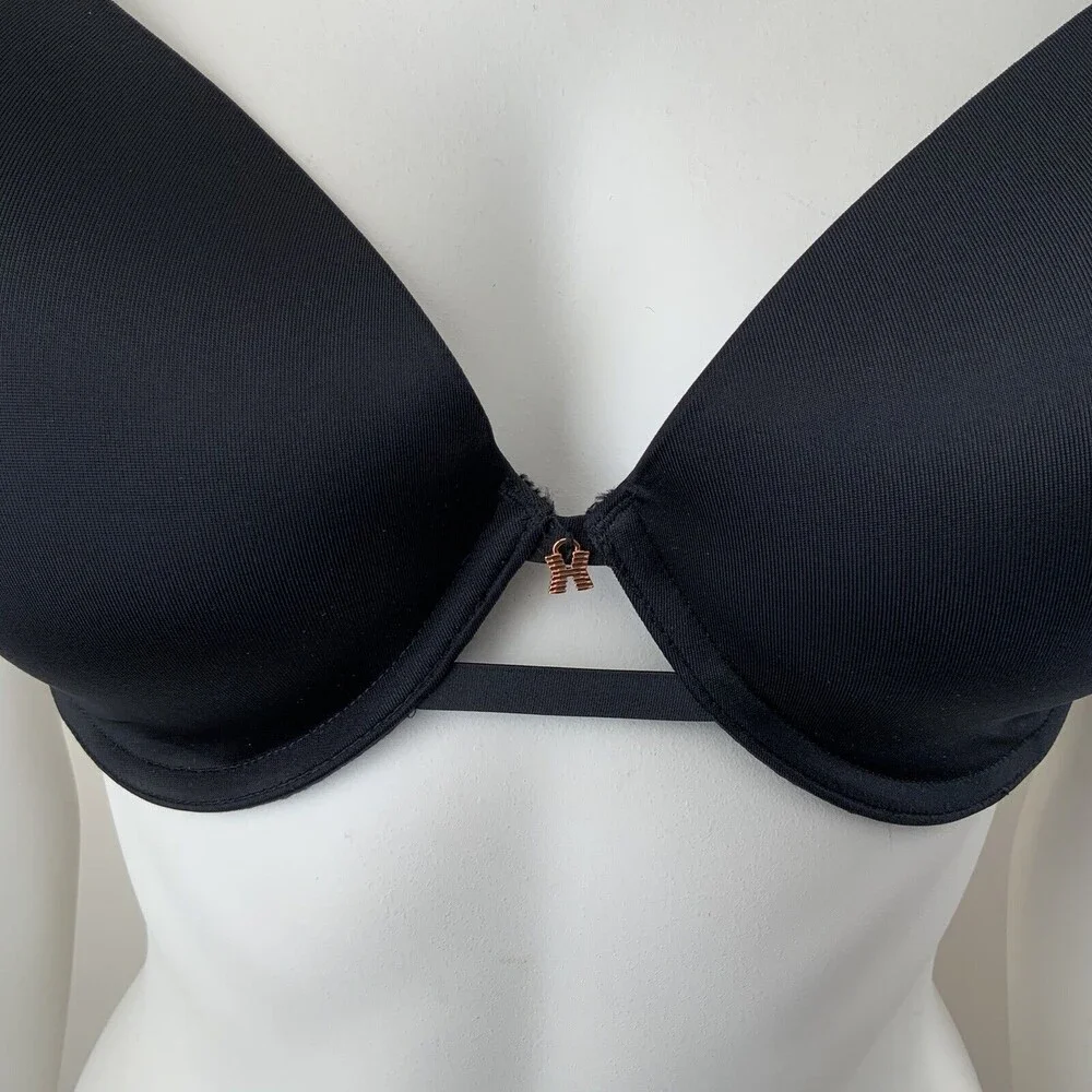 Rihanna Savage X Fenty T-shirt Underwire Bra Black 36DDD